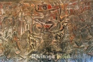 Shri Vishnu - Bas Relief Gallery