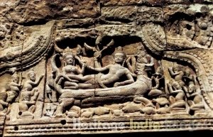 Shri Vishnu - Door Pediment