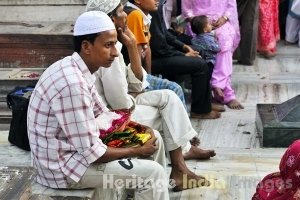 Near Mazar of Hazrat Amir Khusrau during Ajmer Urs