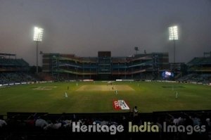 IPL Cricket Match at Ferozshah Kotla Stadium
