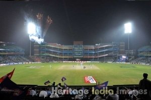 IPL Cricket Match at Ferozshah Kotla Stadium