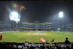 IPL Cricket Match at Ferozshah Kotla Stadium