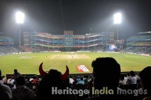 IPL Cricket Match at Ferozshah Kotla Stadium