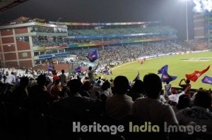IPL Cricket Match at Ferozshah Kotla Stadium