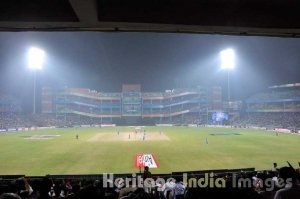 IPL Cricket Match at Ferozshah Kotla Stadium
