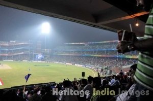 IPL Cricket Match at Ferozshah Kotla Stadium