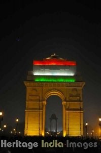 India Gate during Republic Day