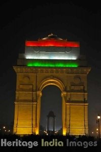 India Gate during Republic Day