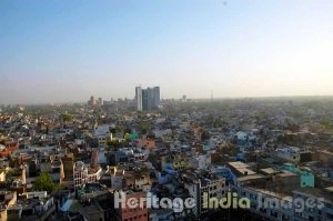 South View of Shahjahanabad from Jama Masjid Minaret