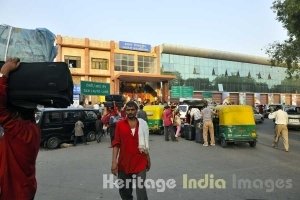 Outside Hazrat Nizamuddin Rly. Station