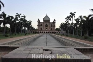 Safadrajung Tomb from inside or outside